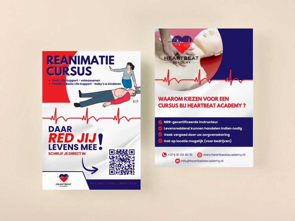 Flyerdesign Heartbeat Academy
